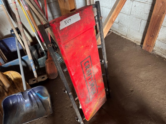Red Steel Shop Tool / Equipment