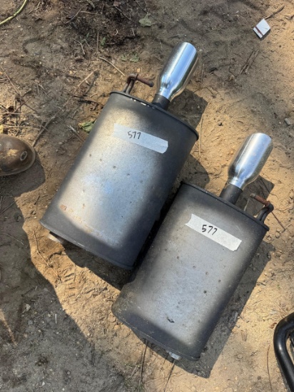 Assorted Truck Exhaust and Rear Bumper Parts