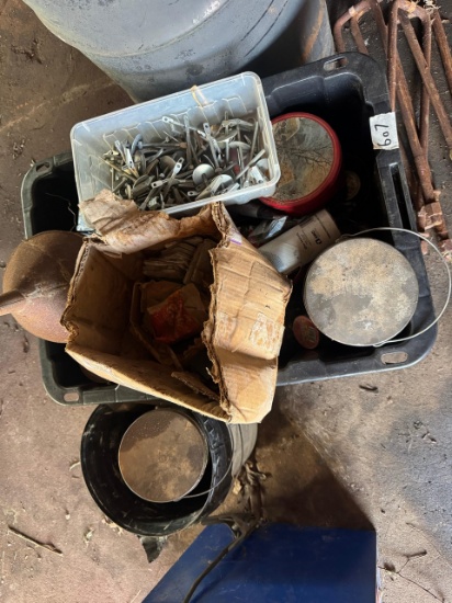 Assorted Nails, Fasteners and Hardware