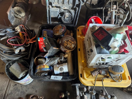 Large Assortment of Electrical and Shop Supplies