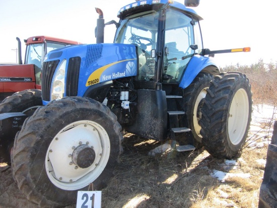 2009 New Holland T8020 MFWD Diesel Tractor