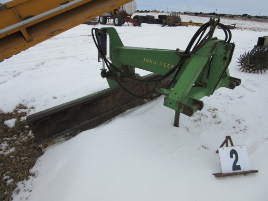 JD 155 3 pt. blade, hyd., 10 ft.