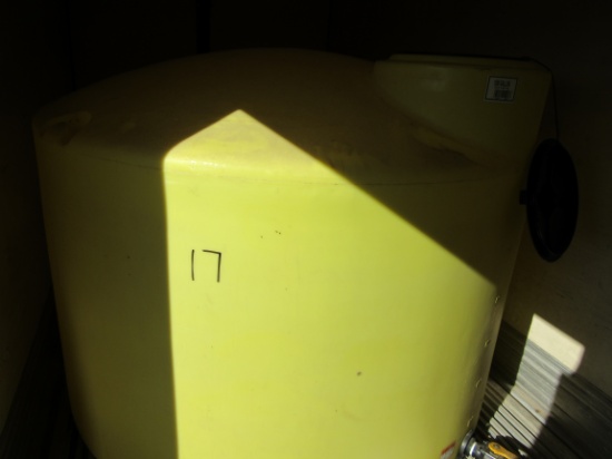 Poly tank 1550 gal. yellow