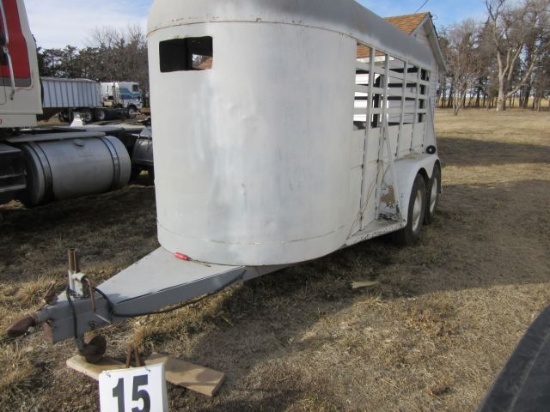 Travalong 14ft. stock trailer