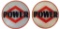 Petroliana, D-X Power Gas Pump lenses (2), black/red