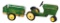 Child's Pedal Tractor & Stake Side Wagon, John Deere