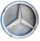 Automotive Sign, Mercedes-Benz Dealership, double-sided