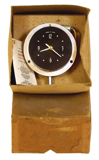 Automotive Dash Clock, Studebaker Commander, NOS in