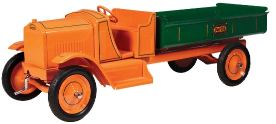 Toy Truck, Sampson Utility Model #311, pressed steel,