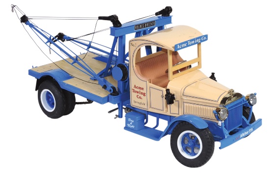 Toy Acme Towing Co. Wrecker, mfgd by Retro 123, pressed