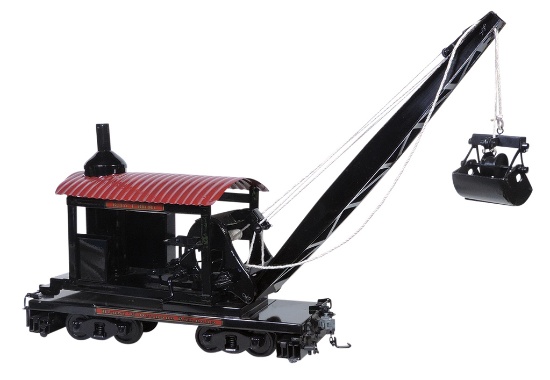 Toy Buddy L Steam Shovel w/working clamshell bucket,