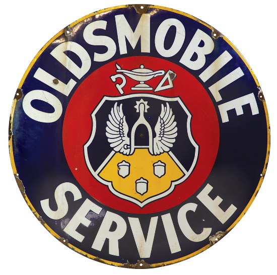 Automotive Signs (2), Oldsmobile, matching SSP joined
