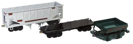 Toy Buddy L Outdoor Railroad cars (3), #10836 Bottom