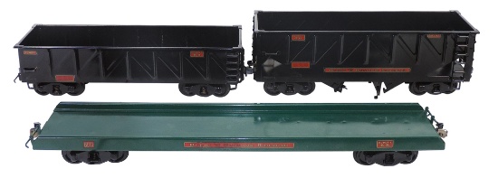 Toy Buddy L Outdoor Railroad cars (3), #12457 Gondola,