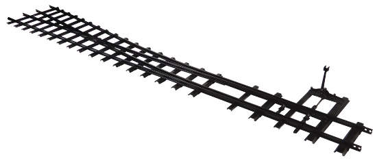 Toy Buddy L Track Switch, pressed steel, mfgd by Moline