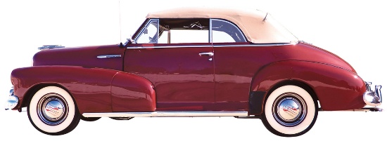 1948 Chevrolet Fleetmaster Convertible. Purchased in
