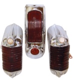 Automotive Tail Lights (3), Chrysler-Desoto,