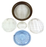 Automotive Glass Lenses (5), incl Hudson w/bezel,