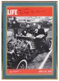 Hot Rodding, Norm Grabowski autographed Life poster