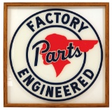 Automotive Sign, Pontiac Factory Engineered Parts,