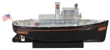Toy Buddy L Tug Boat, No. 3000, pressed steel, mfgd by