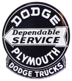 Automotive Sign, Dodge-Plymouth Dependable Service, DSP