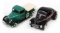 Model Cars (3), Solido Ford 1936 (2) & 1941 Willys, Good cond,  9'' L.