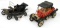 Toy Cars (2), Plastic, rear wheels off one, other Exc cond, 10'' L.