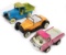 Toy Metal Cars (3), incl a Tonka, Buddy L & another, Good to VG cond, large