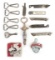 Bottle Openers (13), assorted beer & church keys, a figural nude & New In B