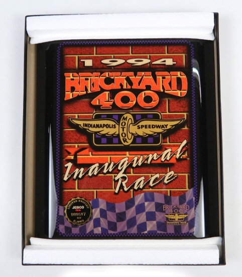 Brickyard 400 Ltd Ed Jebco Plaque. 607 of 5000, New In Box, 14.5" L.
