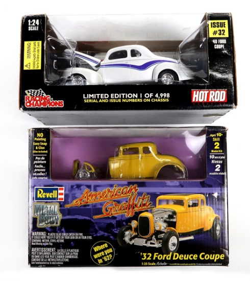 Toy Scale Models (2), Racing Champions Ltd Ed 1940 Ford Coupe, 1 0f 4,998 &