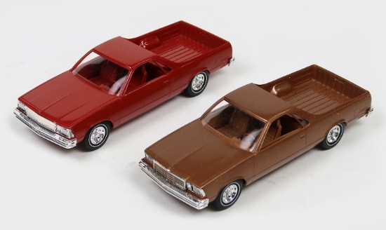 Toy Scale Models, Dealer Promo (2), 1980 El Camino & 1979 El Camino, New In