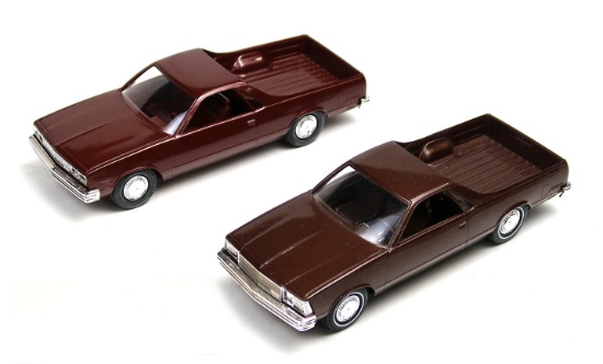 Toy Scale Models, Dealer Promo (2), 1982 El Camino & 1981 El Camino. New In