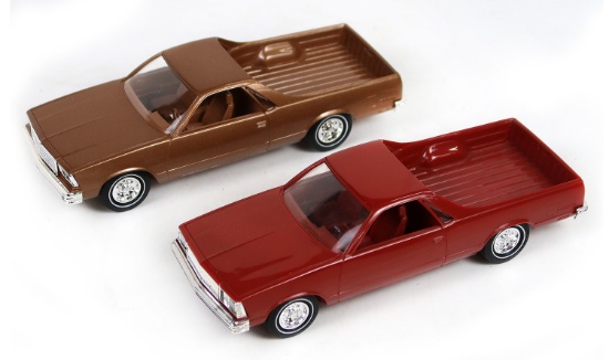 Toy Scale Models, Dealer Promo (2), 1979 El Camino & 1980 El Camino, New In