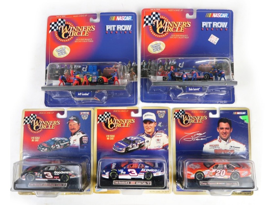 Nascar Collectibles (5),  Winner's Circle incl Dale Earnhardt & Jr & Pit Ro