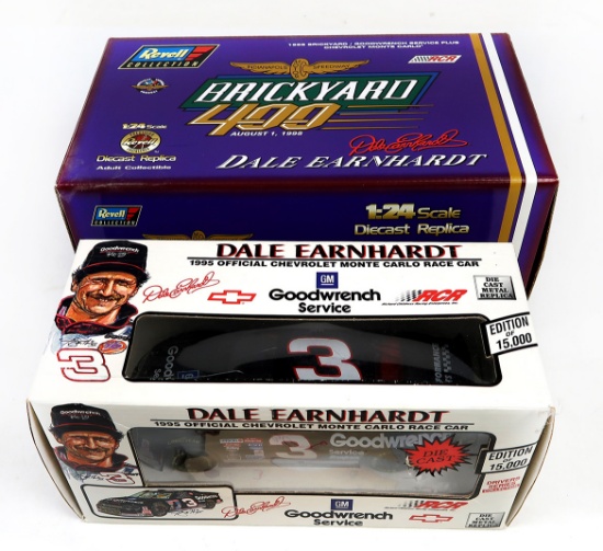 Nascar Dale Earnhardt Scale Models (2), 1998 Brickyard 400 by Revell & 1995
