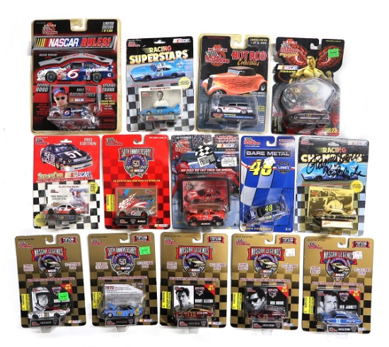 Nascar Miniatures (14), mfgd by Racing Champions, die-cast, Mint in bubble