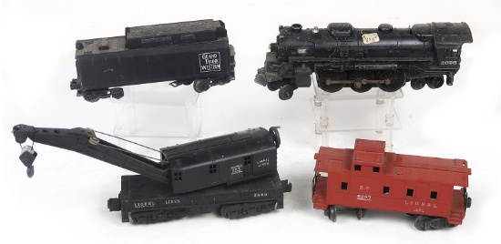 Toy Train (4), 2026 Engine, Grand Trunk Western Tender, 6257 SP Caboose & 2