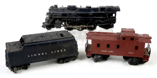 Toy Train (3), 2026 Engine, Lionel Lines Coal Car & 6037 Lionel Lines Caboo