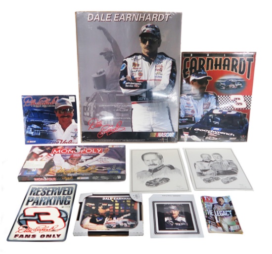 NASCAR (10), Dale Earnhardt TV Guide '22, Dale Earnhardt Paper Frame Reflec