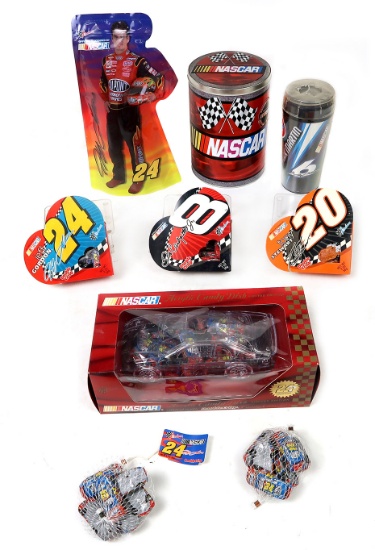 NASCAR (9), Jeff Gordon Acrylic Candy Dish Filled with Double Crisp Candy C