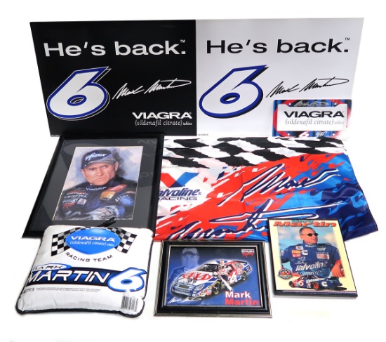 NASCAR (8), Mark Martin He's Back Viagra Prints, Mark Martin Pastel Print,