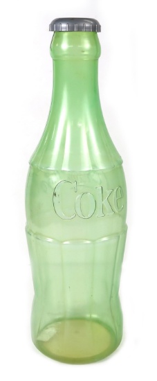 Collectibles, Plastic Coke Bank, Good cond, 23.5" L.