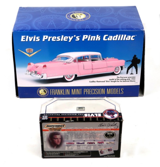 Toy Scale Models (2), Elvis Presley's Pink Cadillac, Franklin Mint Precisio