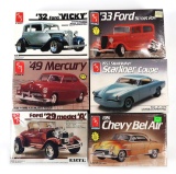 Toy Scale Models (6), Ertl, 1933 Ford Street Rod, 1949 Mercury, 1929 Ford M