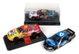 Race Cars (3), Kellogg's & Pfizer, 1 w/case, Exc cond, 10