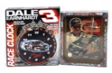 Dale Earnhardt Race Clocks (2), New In Box, 12