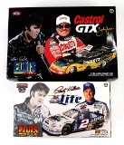 Nascar Elvis Collectibles (2), 1:24 scale Rusty Wallace & John Force, both