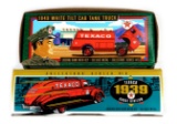 Texaco Tank Truck Banks (2), die-cast 1939 & 1949 by Ertl, MIB, 8.5